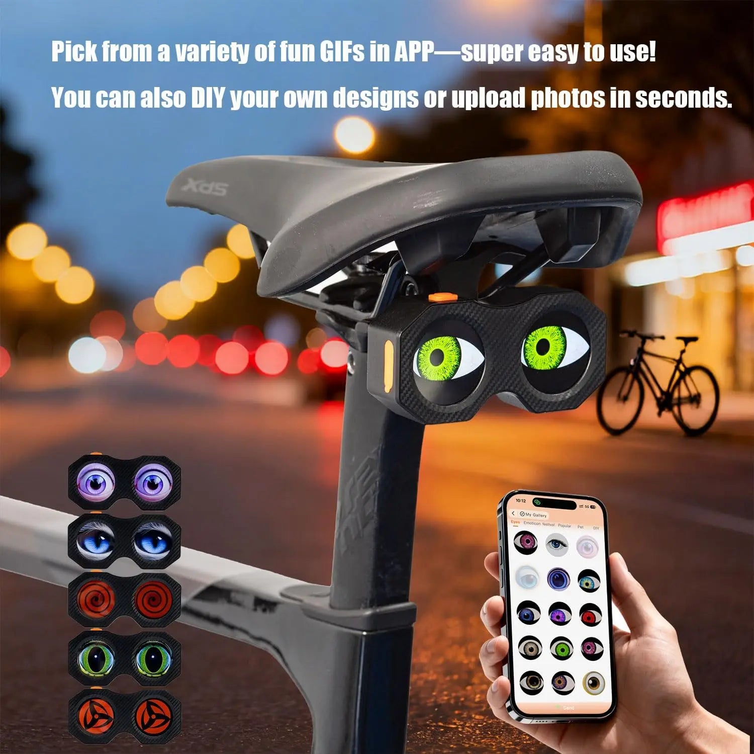 Demon Eyes Smart Bike Taillight