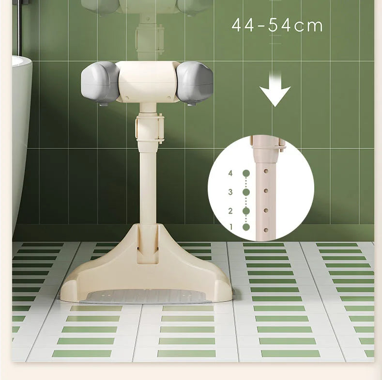 Adjustable Baby Standing Bath Rack