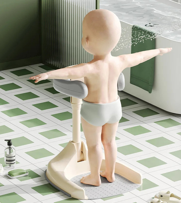 Adjustable Baby Standing Bath Rack