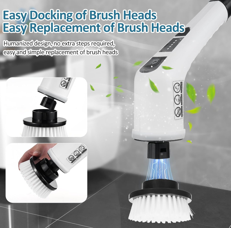 PowerSpin Cordless Home Cleaning Scrubber