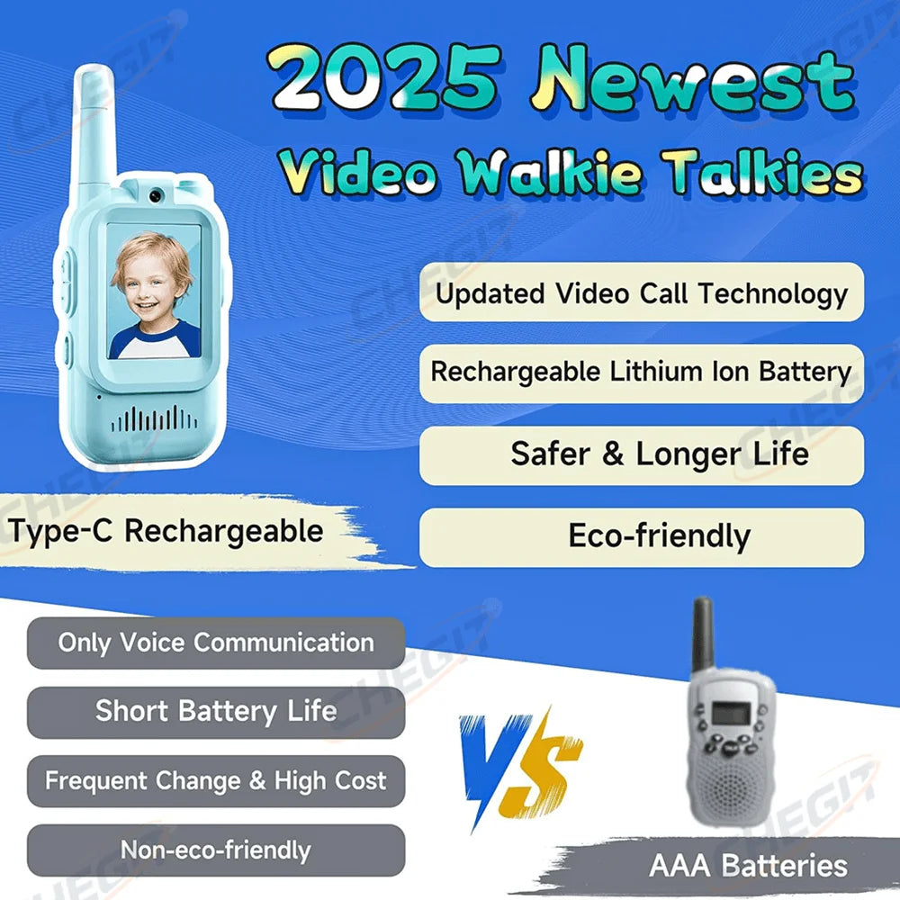 KidView Walkie Video Talker